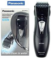 panasonic er2403 er2-40 beard trimmer - wet & dry, battery powered, excellent quality, fast worldwide shipping logo