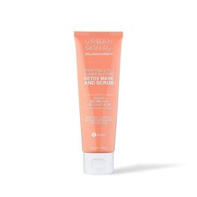 img 4 attached to 🎃 Urban Skin Rx Purifying 2-in-1 Pumpkin Pore Detox Mask & Scrub: Deep Cleansing & Exfoliating Treatment - Self-Warming Formula, Kaolin & Jojoba Beads - 2.5 Oz