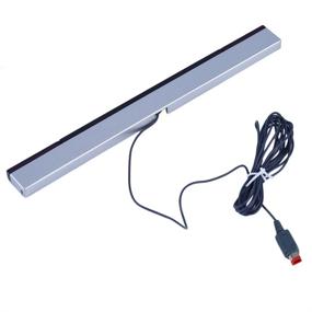 img 1 attached to Enhance Your Gaming Experience with the Jadebones Wired Motion Sensor Bar and AV Cable for Wii and Wii U