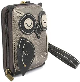 img 3 attached to 👛 Cute C Credit Holder Wristlet Wallet for Women's Handbags & Wallets - Ideal for Wristlets