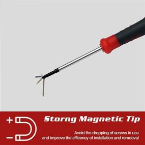 img 3 attached to Precision Screwdriver Magnetic Professional Electronics Tools & Equipment for Hand Tools