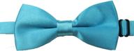 🔍 enhanced seo: adaptable bow ties for boys' accessories in solid wedding party dresses logo