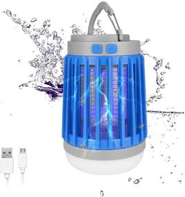 img 4 attached to 🦟 2021 Bug Zapper Camping Lantern: IPX7 Waterproof & USB Rechargeable - 3-in-1 Portable Tent Light with Mosquito Killer, SOS Emergency, Retractable Hook