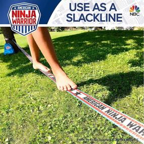 img 1 attached to 🧗 Ultimate American Ninja Warrior 40' Deluxe NinjaLine - Includes 9 Hanging Attachments - Top-rated Training Equipment for Kids - Create Your Backyard Obstacle Course - Ages 5+