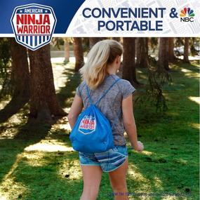 img 2 attached to 🧗 Ultimate American Ninja Warrior 40' Deluxe NinjaLine - Includes 9 Hanging Attachments - Top-rated Training Equipment for Kids - Create Your Backyard Obstacle Course - Ages 5+