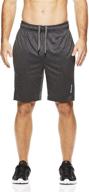 reebok men's drawstring shorts - high performance workout & running shorts with convenient pockets logo
