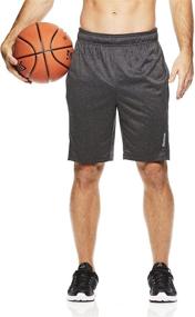 img 1 attached to Reebok Men's Drawstring Shorts - High Performance Workout & Running Shorts with Convenient Pockets