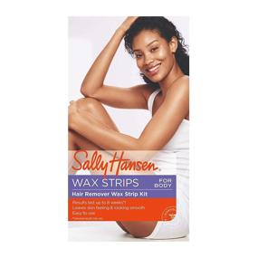 img 3 attached to 🙆 Sally Hansen Hair Remover Kit, Quick and Easy Wax Strip Kit - 1 Count (Packaging May Vary)
