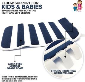 img 1 attached to 🦾 Top-Quality Pediatric Toddler/Kids Elbow Immobilizer Stabilizer Splint / Arm Restraint