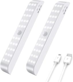 img 4 attached to 💡 Enhance Your Home with Homelife LED Bars: 30 LED Wireless Motion Sensor Lights for Closets, Cabinets, and More!