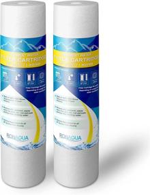 img 4 attached to 💧 Ronaqua Big Sediment Replacement Water Filters 1 Micron 4.5"x 20" Cartridges - Compatible with 155358-43, 2PP20BB1M, AP810-2, FPMB-BB5-20, FP25B, P5-20BB, SDC-45-2005 (2 Pack, 20") - Enhance Your SEO