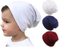 winter warmth for little ones: qandsweat beanie toddlers vertical style boys' accessories logo