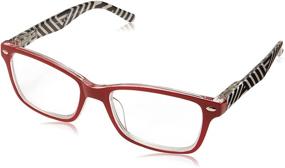 img 4 attached to Peepers 2565275 Rectangular Reading Glasses