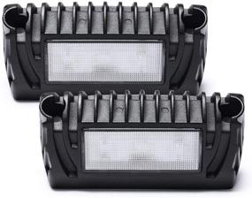 img 4 attached to 🚐 MICTUNING Наружный LED-фонарь для автодома 12V 750 люмен каждый, замена освещения для автодомов, прицепов, кемперов - набор из 2 шт.