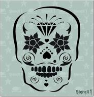 stencil1 s1_2l_13_s x6 stencil sugar skull logo