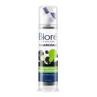 biore charcoal pore minimizing skin polisher: effective large pore treatment for oily skin, with natural micro-crystals for smoother skin – 3.11 ounce logo