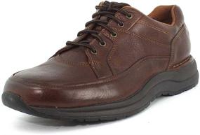 img 4 attached to Rockport Walking Shoes Brown Leather Men's Shoes in Fashion Sneakers