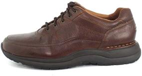 img 3 attached to Rockport Walking Shoes Brown Leather Men's Shoes in Fashion Sneakers