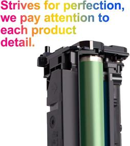 img 1 attached to 🖨️ 4 Pack Uniwork Remanufactured Toner Cartridges Replacement for Canon 118 CRG-118 HP 304A Compatible with Laserjet Imageclass MF726Cdw MF8580Cdw MF8380Cdw MF8350Cdn LBP7660Cdn Printer Tray