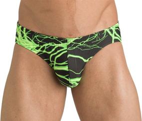 img 3 attached to Stylish and Supportive: Discover the Gary Majdell Sport Men’s Print Contour Pouch Bikini Swimsuit