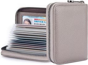 img 4 attached to 👝 Genuine Leather Credit Blocking Men's Wallets: Stylish Organizer for Accessories & Money