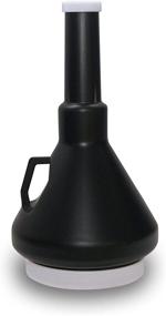 img 1 attached to 🖤 WirthCo 32125 Funnel King - Black Double Capped Funnel with 1-1/3 Quart Capacity