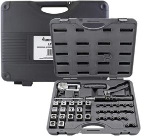 img 4 attached to 🔧 Efficient Flaring Tool Set for Universal Hydraulic Lines: 4LIFETIMELINES (Includes Multiple Dies for Various Sizes: 3/16" to 1/2" and 4.75mm to 10mm)