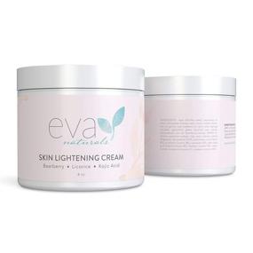 img 2 attached to 🌟 Eva Naturals Kojic Acid Skin Cream (4 oz) - Hyperpigmentation Treatment for Dark Spots on Face and Neck - Boost Collagen & Reduce Uneven Skin Tone - With Bearberry, Licorice & Kojic Acid