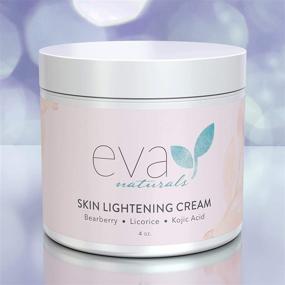 img 1 attached to 🌟 Eva Naturals Kojic Acid Skin Cream (4 oz) - Hyperpigmentation Treatment for Dark Spots on Face and Neck - Boost Collagen & Reduce Uneven Skin Tone - With Bearberry, Licorice & Kojic Acid