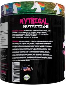img 2 attached to 🦄 Unleash Your Inner Beast with Mythical Nutrition Unicorn PRE Workout: Glitter-infused Pre Workout Powder for Extreme Energy and Nitric Oxide Boosting!