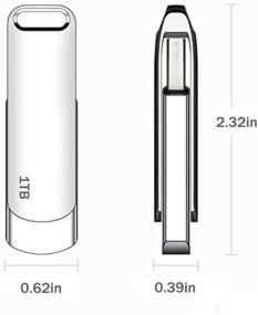 img 1 attached to 💾 Ультимативное решение для хранения данных: Флеш-накопитель Drive USB 1000 ГБ, совместимый с компьютером