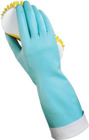 img 1 attached to Everyday Cleaning Latex Gloves - Pack of 6 Pairs (Large)