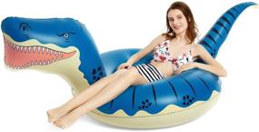 img 4 attached to 🦖 Inflatable Dinosaur Tyrannosaurus for Sports & Outdoor Play - Jasonwell Inflatables