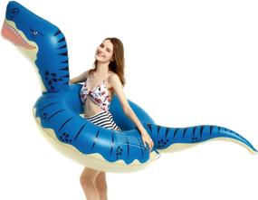 img 2 attached to 🦖 Inflatable Dinosaur Tyrannosaurus for Sports & Outdoor Play - Jasonwell Inflatables