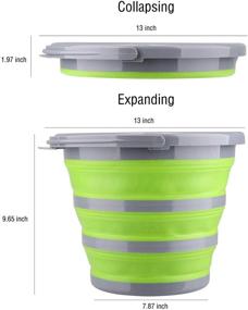 img 1 attached to Collapsible Multifunction Foldable Container Activities Household Supplies