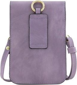 img 3 attached to 💼 Secure and Stylish Phone Holder RFID Blocking Wallet: Women's Crossbody Handbags & Wallets