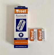 🪒 treet platinum super razor blades - double edge (pack of 100) logo