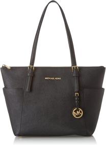 img 4 attached to 👜 Stylish Michael Kors Red Tote Bag: The Perfect Accessory for Fashion Enthusiasts