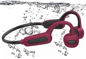 IPX8 Waterproof Swim Headphones with Bone Conduction…