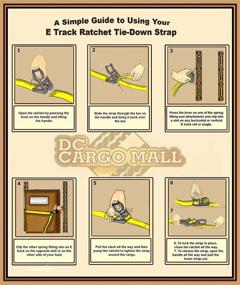 img 4 attached to Tie Down Cargo Ratcheting Polyester Tie Downs