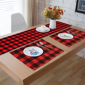 img 3 attached to 🎄 Enhance your Festive Dining Experience with OurWarm Reversible Christmas Placemats!