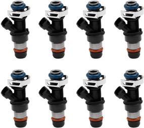 img 4 attached to 🔧 High-Performance Fuel Injector Set (8Pcs) for Chevy & GMC Engines (2001-2007) - Replace OEM Part Numbers 25317628, 17113698, 17113553