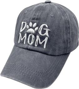 img 4 attached to 🧢 Waldeal Adjustable Denim Baseball Cap for Women with Exquisite Embroidery