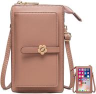 👜 stylish & functional vevesmundo touchscreen lightweight leather crossbody women's handbags & wallets: must-have crossbody bags & wallets for modern women! logo