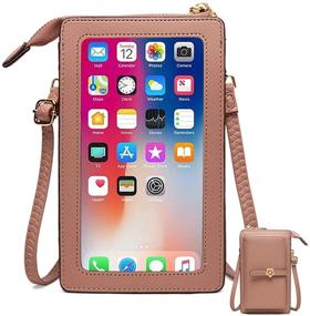 img 3 attached to 👜 Stylish & Functional VEVESMUNDO Touchscreen Lightweight Leather Crossbody Women's Handbags & Wallets: Must-Have Crossbody Bags & Wallets for Modern Women!