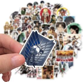 img 3 attached to 🔥 Attack on Titan Anime Stickers: 50-Pack Waterproof Decals for Laptop, Phone, Car & More!