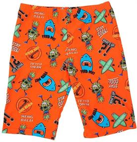 img 4 attached to 🩲 Breathable Polyester Waistband Swimwear for Boys in Camouflage Prints by Aivtalk