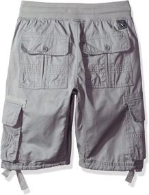 img 1 attached to Trendy Twill Cargo Jogger Shorts: Solid and Camo Colors for Style & Comfort