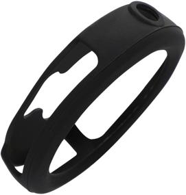 img 1 attached to 📱 AKWOX [3-Black] Shock-Proof Case for Garmin Vivoactive 3 - Shatter-Resistant Protective Band Cover