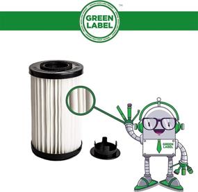 img 2 attached to 🔍 High-Quality & Reusable Green Label Brand HEPA Filters for Kenmore and Panasonic Upright Bagless Vacuums